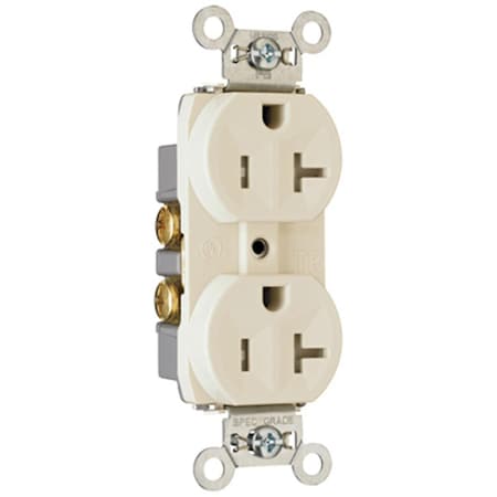 Nextgen Duplex Tamper Resistant Receptacle, 20A, Light Almond NE136297